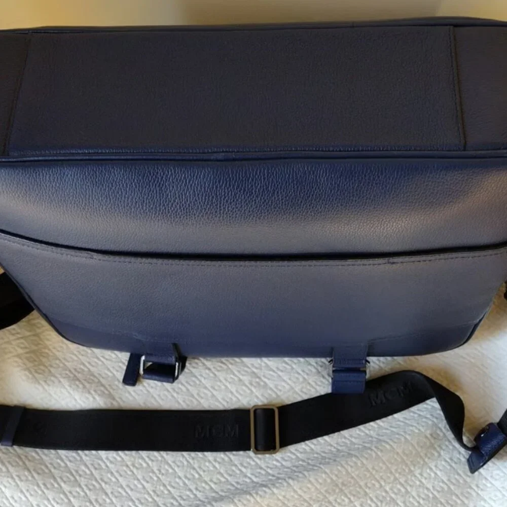 MCM Zip Briefcase/Messenger Bag